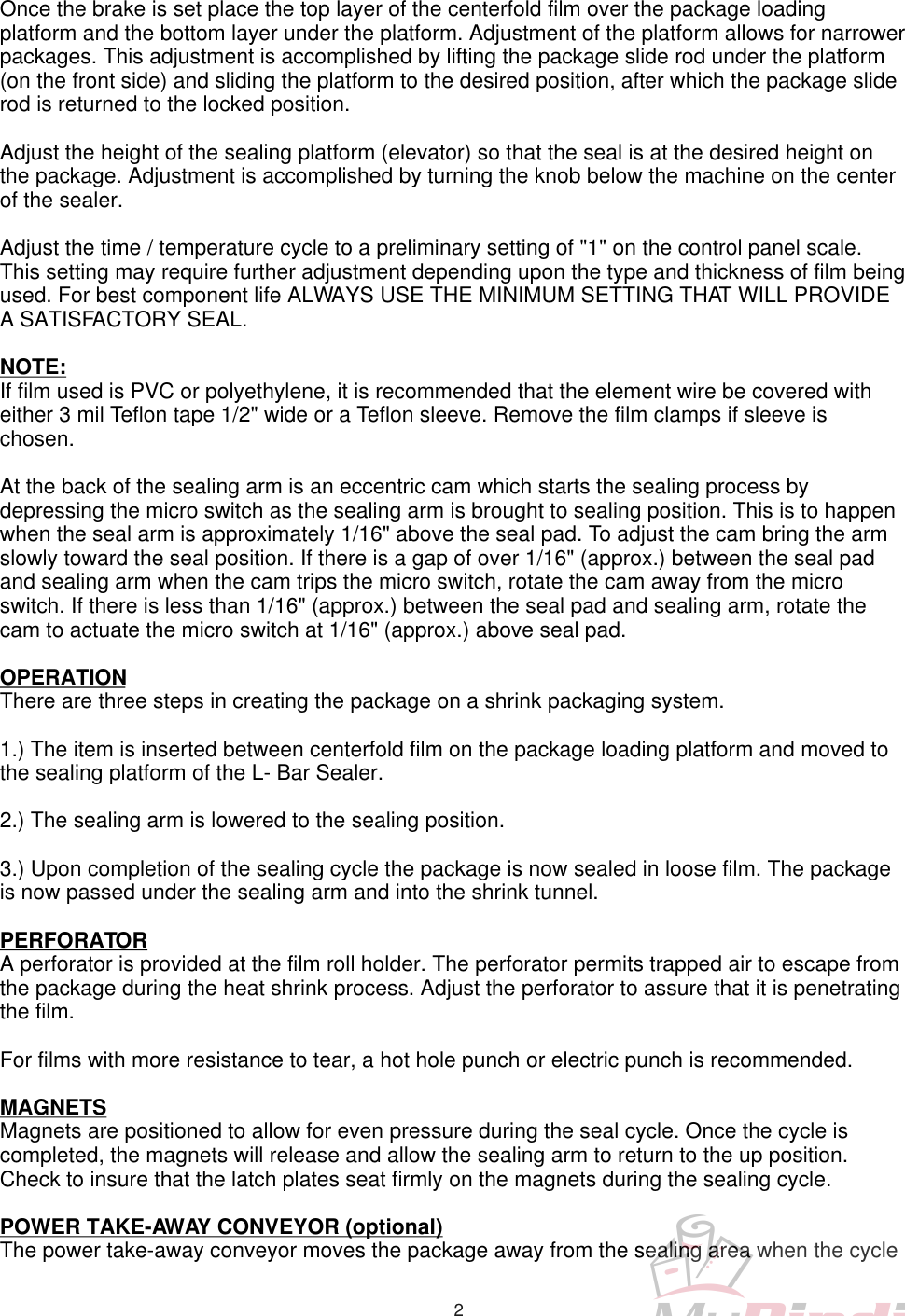 Page 4 of 10 - MyBinding Traco-Tm1620-Manual User Manual