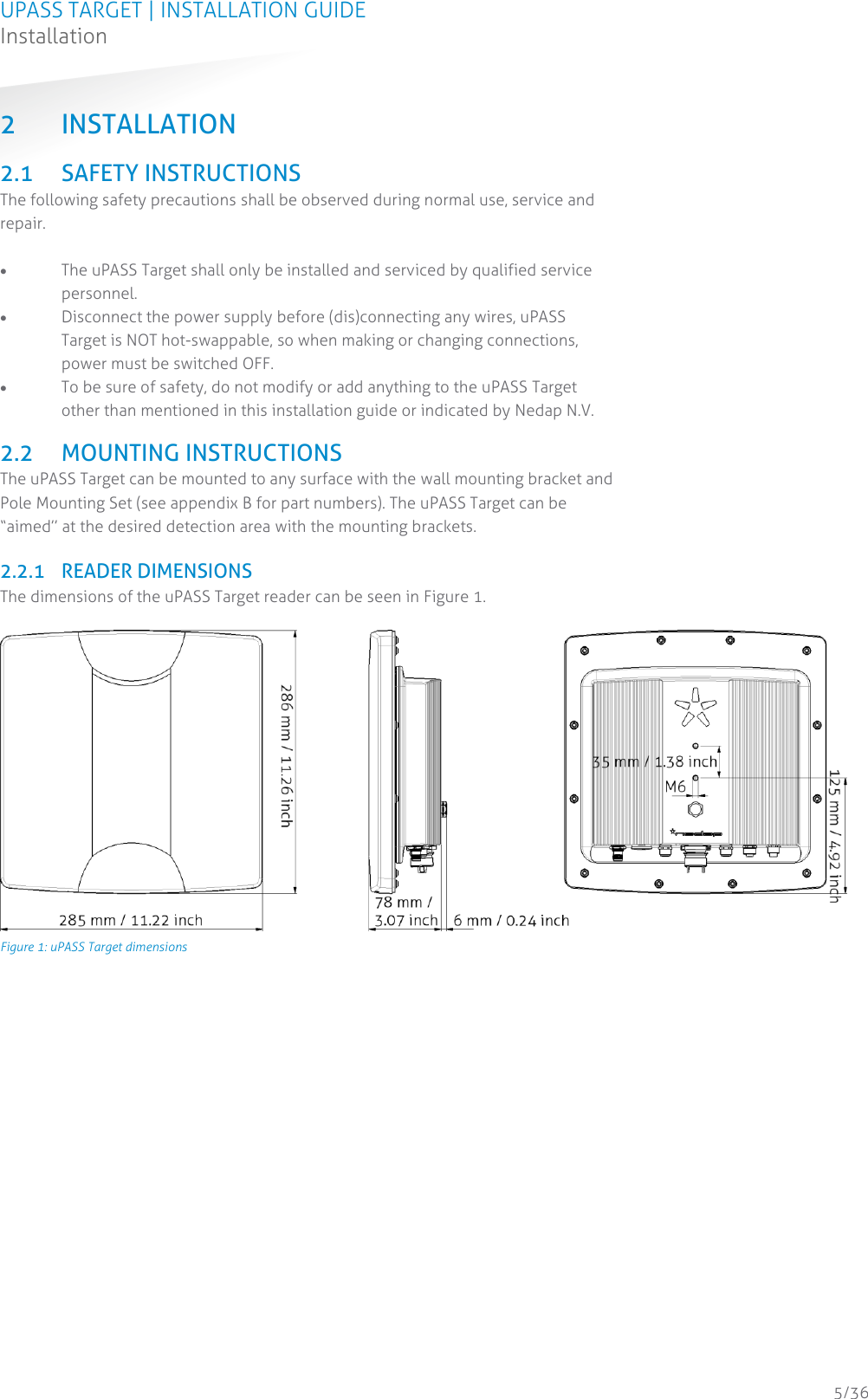 N V Nederlandsche Apparatenfabriek NEDAP UPASSTAR UHF RFID reader User