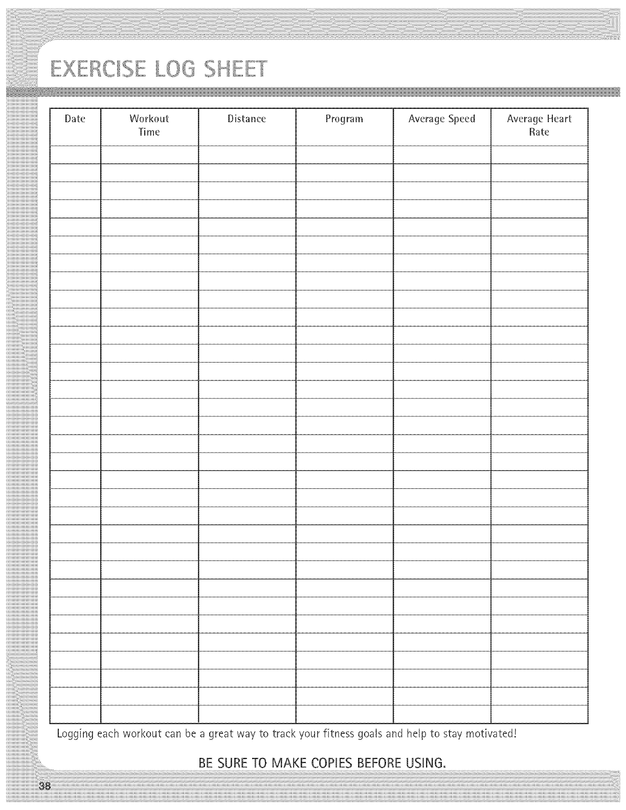 Nautilus Treadmill Manual L0520855