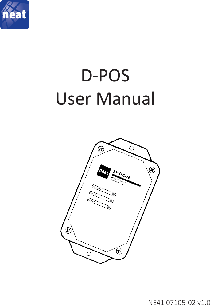 D-POSUser ManualNE41 07105-02 v1.0