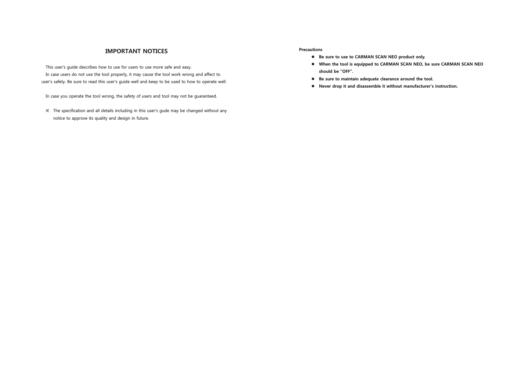 +/2146#06016+%&apos;57KLVXVHUĜVJXLGHGHVFULEHVKRZWRXVHIRUXVHUVWRXVHPRUHVDIHDQGHDV\,QFDVHXVHUVGRQRWXVHWKHWRROSURSHUO\LWPD\FDXVHWKHWRROZRUNZURQJDQGDIIHFWWRXVHUĜVVDIHW\%HVXUHWRUHDGWKLVXVHUĜVJXLGHZHOODQGNHHSWREHXVHGWRKRZWRRSHUDWHZHOO,QFDVH\RXRSHUDWHWKHWRROZURQJWKHVDIHW\RIXVHUVDQGWRROPD\QRWEHJXDUDQWHHGȄG7KHVSHFLILFDWLRQDQGDOOGHWDLOVLQFOXGLQJLQWKLVXVHUĜVJXGHPD\EHFKDQJHGZLWKRXWDQ\QRWLFHWRDSSURYHLWVTXDOLW\DQGGHVLJQLQIXWXUH2TGECWVKQPU z $GUWTGVQWUGVQ%#4/#05%#00&apos;1RTQFWEVQPN[z 9JGPVJGVQQNKUGSWKRRGFVQ%#4/#05%#00&apos;1DGUWTG%#4/#05%#00&apos;1UJQWNFDGĜ1((ĝz $GUWTGVQOCKPVCKPCFGSWCVGENGCTCPEGCTQWPFVJGVQQNz 0GXGTFTQRKVCPFFKUCUUGODNGKVYKVJQWVOCPWHCEVWTGTğUKPUVTWEVKQP 