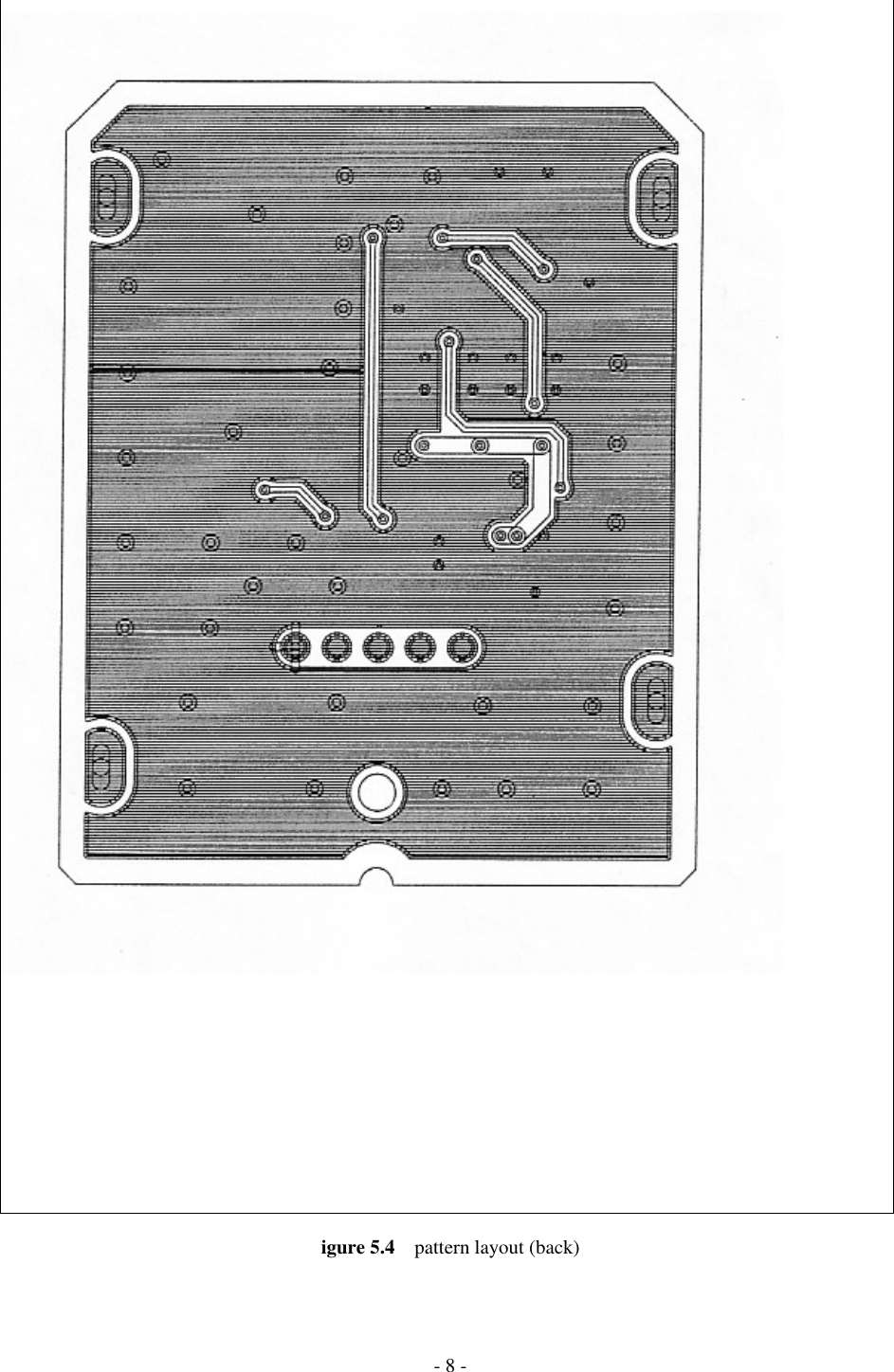           igure 5.4  pattern layout (back) - 8 - 