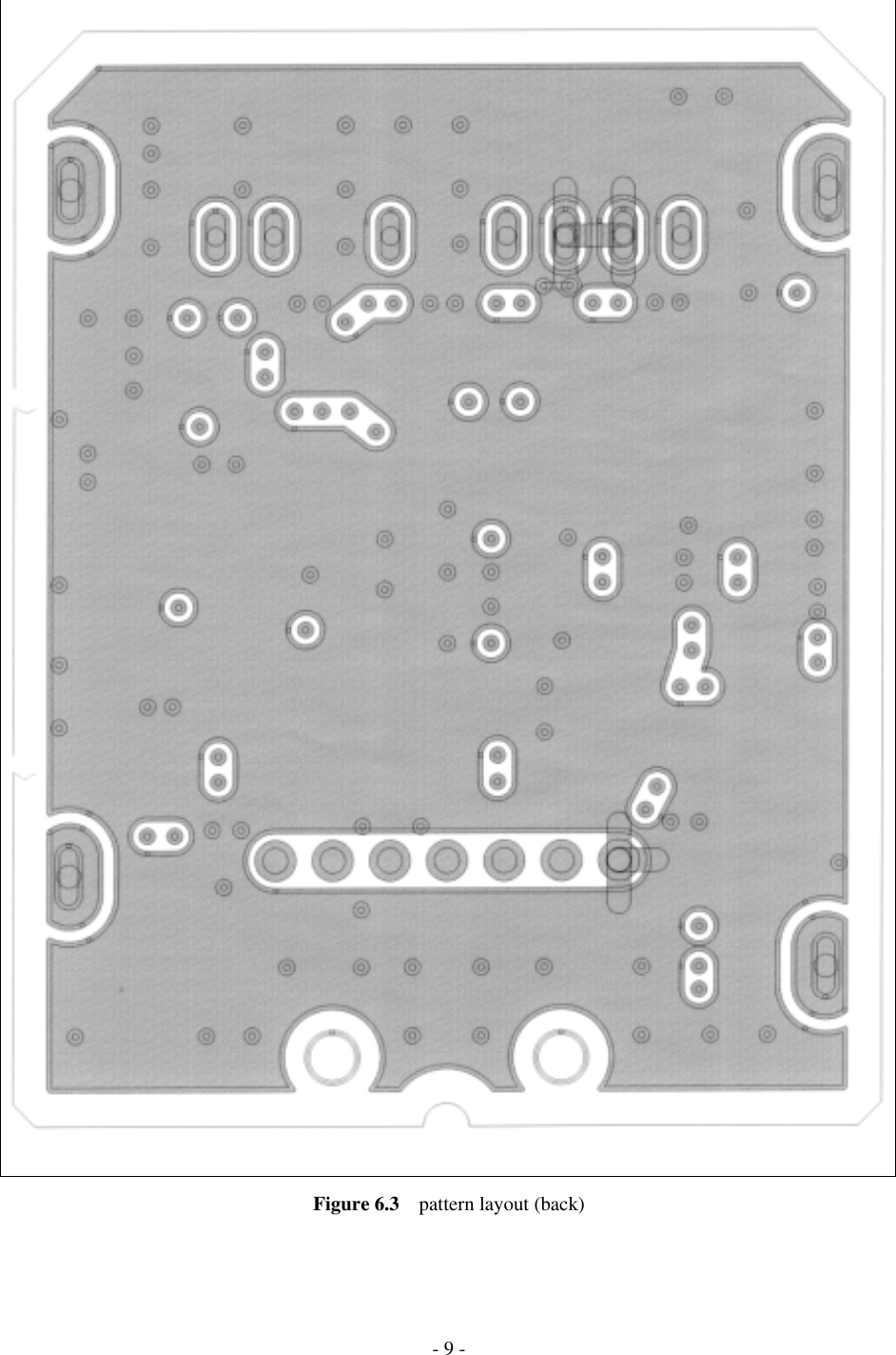     Figure 6.3  pattern layout (back)  - 9 - 