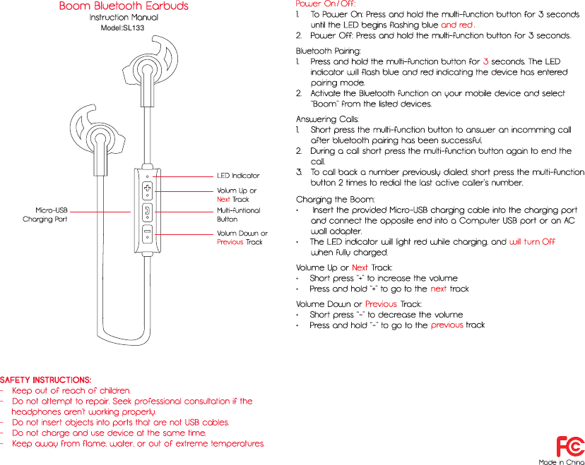 Page 1 of NINGBO CSTAR IMP and EXP 0054 Bluetooth headset User Manual 7199 83 9 20