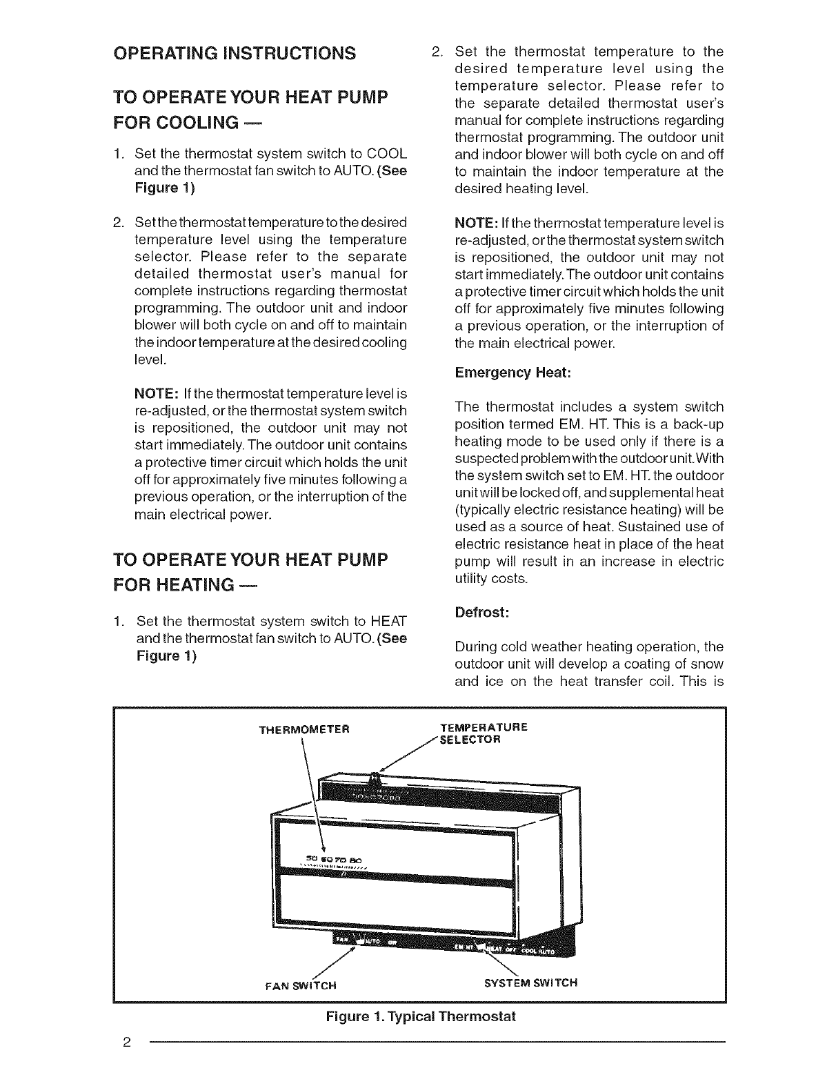 NORDYNE Air Conditioner/heat Pump(outside Unit) Manual L0611385