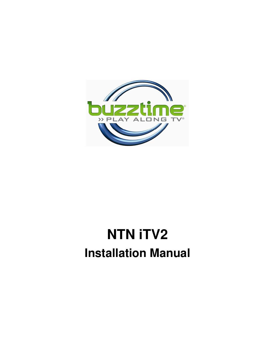              NTN iTV2  Installation Manual  