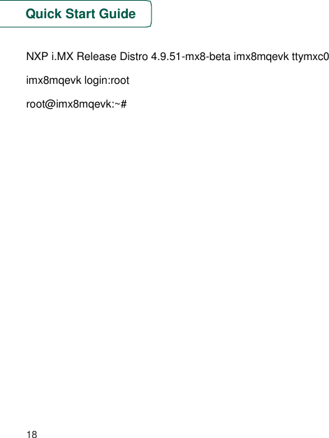 Page 18 of NXP Semiconductors MCIMX8M-EVK MCIMX8M-EVK User Manual 