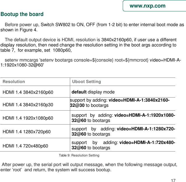 Page 17 of NXP Semiconductors MCIMX8M-EVK MCIMX8M-EVK User Manual 
