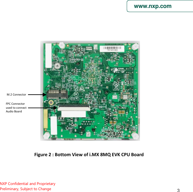 Page 3 of NXP Semiconductors MCIMX8M-EVK MCIMX8M-EVK User Manual 