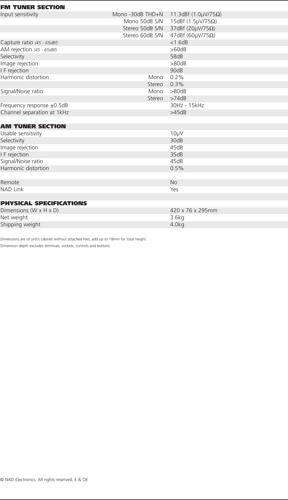 Page 2 of 2 - Nad-Electronics Nad-Electronics-402-Users-Manual- 402 Nad-electronics-402-users-manual
