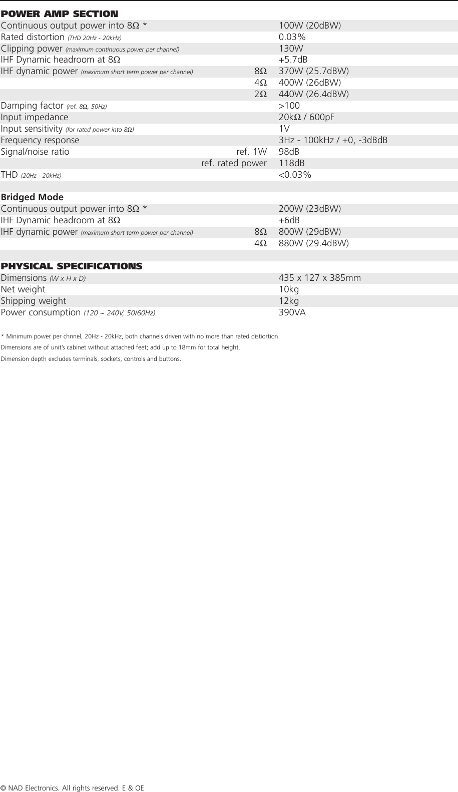 Page 2 of 2 - Nad Nad-2400-Users-Manual- 2400  Nad-2400-users-manual