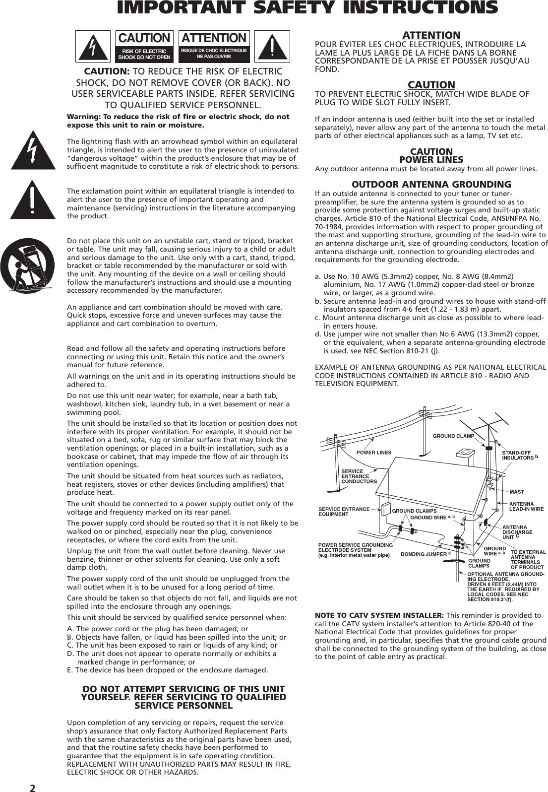 Page 2 of 10 - Nad Nad-C541I-Users-Manual- C541i-cover  Nad-c541i-users-manual