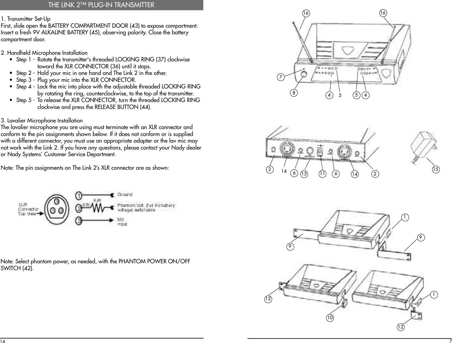 Page 7 of 10 - Nady-Systems Nady-Systems-Encore-Duet-Users-Manual--3  Nady-systems-encore-duet-users-manual