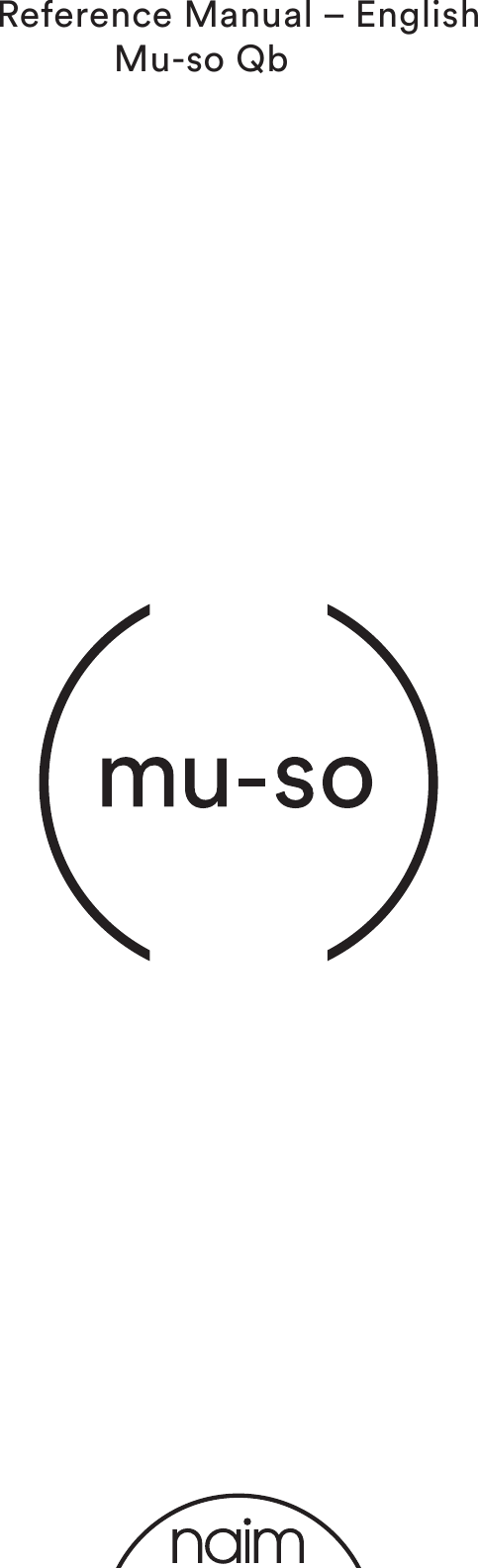  Mu-so QbReference Manual – English