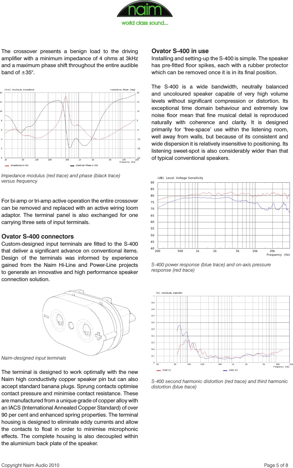 Page 5 of 8 - Naim Audio  Ovator S-400 - English Ovator-s-400-white-paper