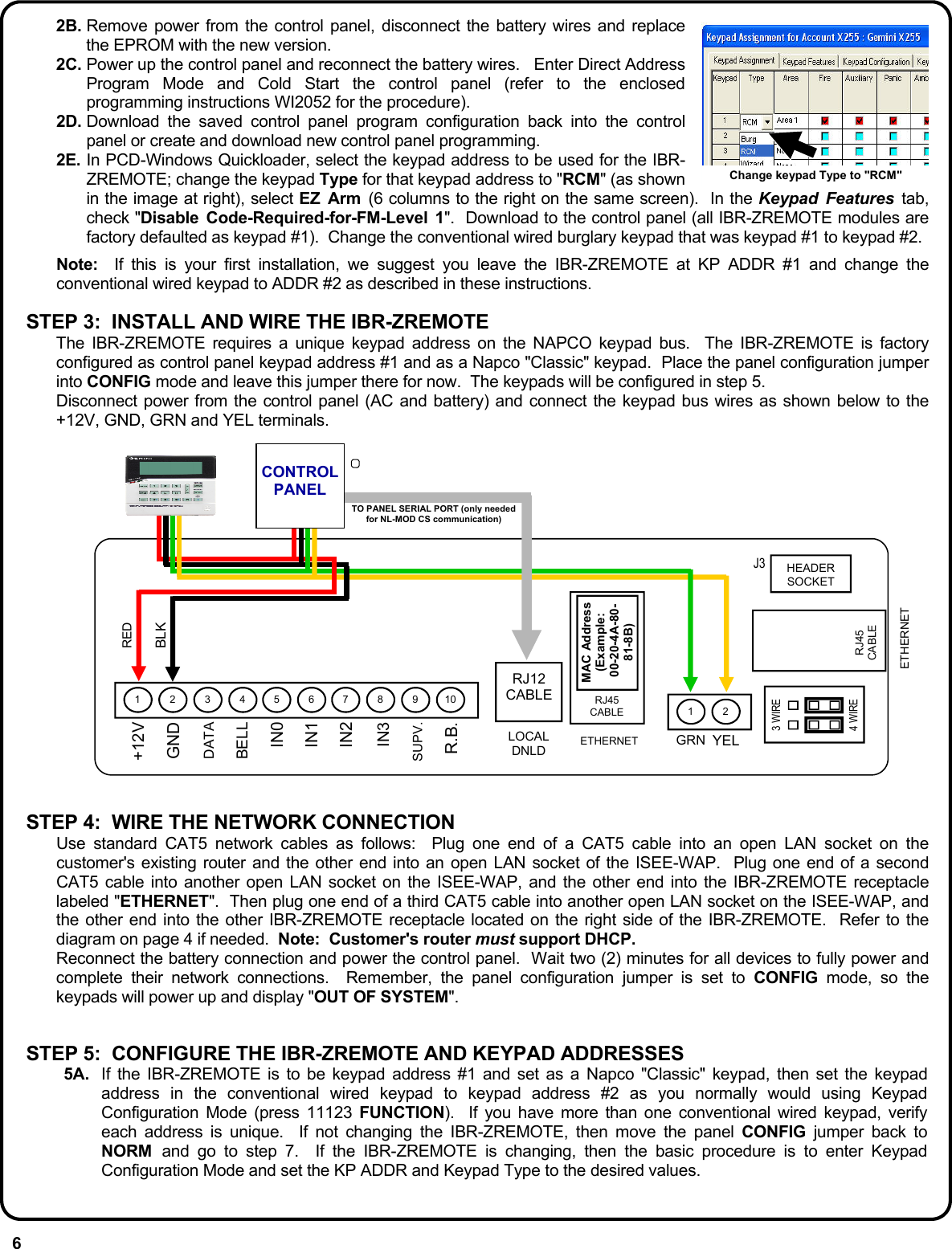 Napco Security Systems IBRZR1 CONTROLLER MODULE User Manual IBR ZREMOTE 