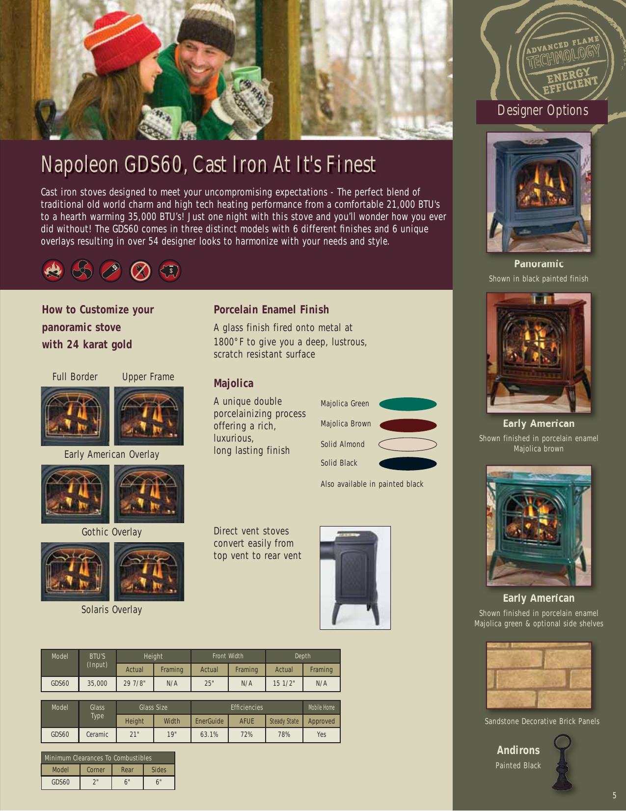 Napoleon Fireplaces Gas Burning Stoves Users Manual