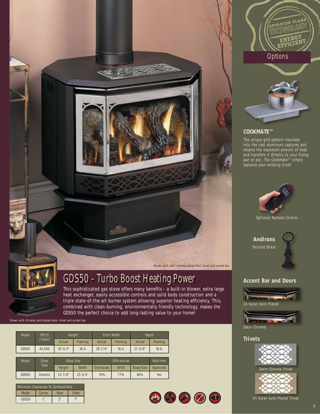Napoleon Fireplaces Gas Burning Stoves Users Manual