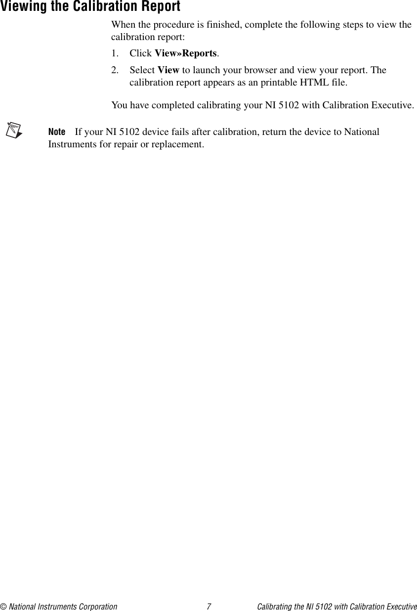 National Instruments Graphics Tablet Ni 5102 Users Manual Calibrating