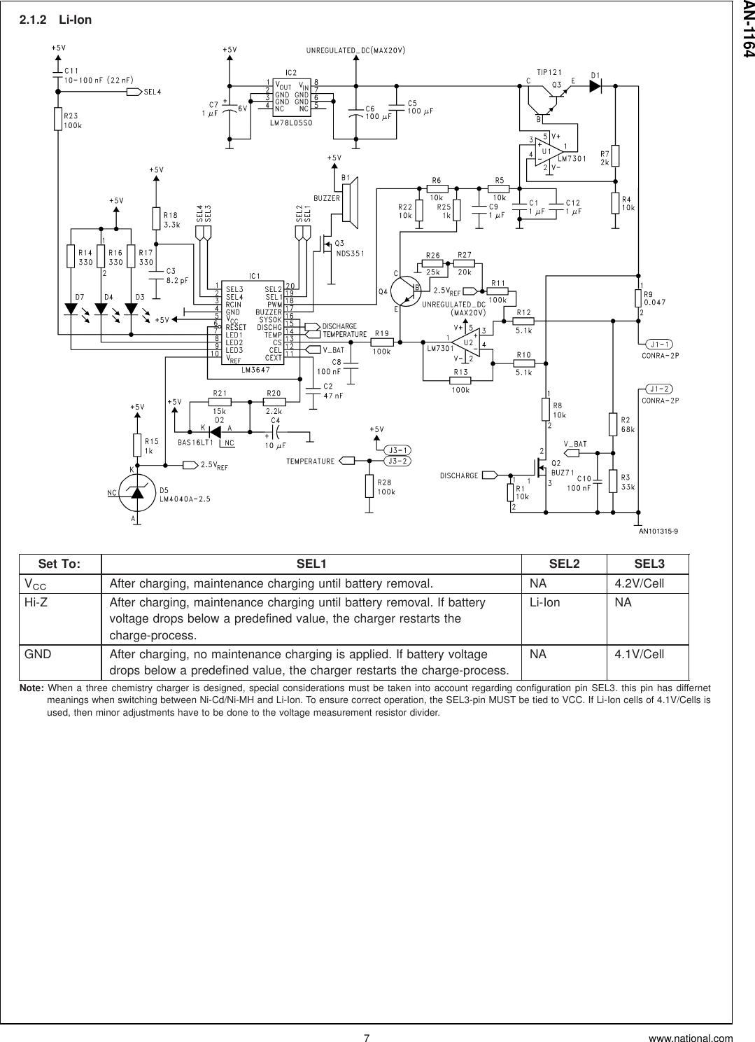 Page 7 of 9 - National-Instruments National-Instruments-Lm3647-Users-Manual- Application Note 1164 LM3647 Reference Design User's Manual  National-instruments-lm3647-users-manual