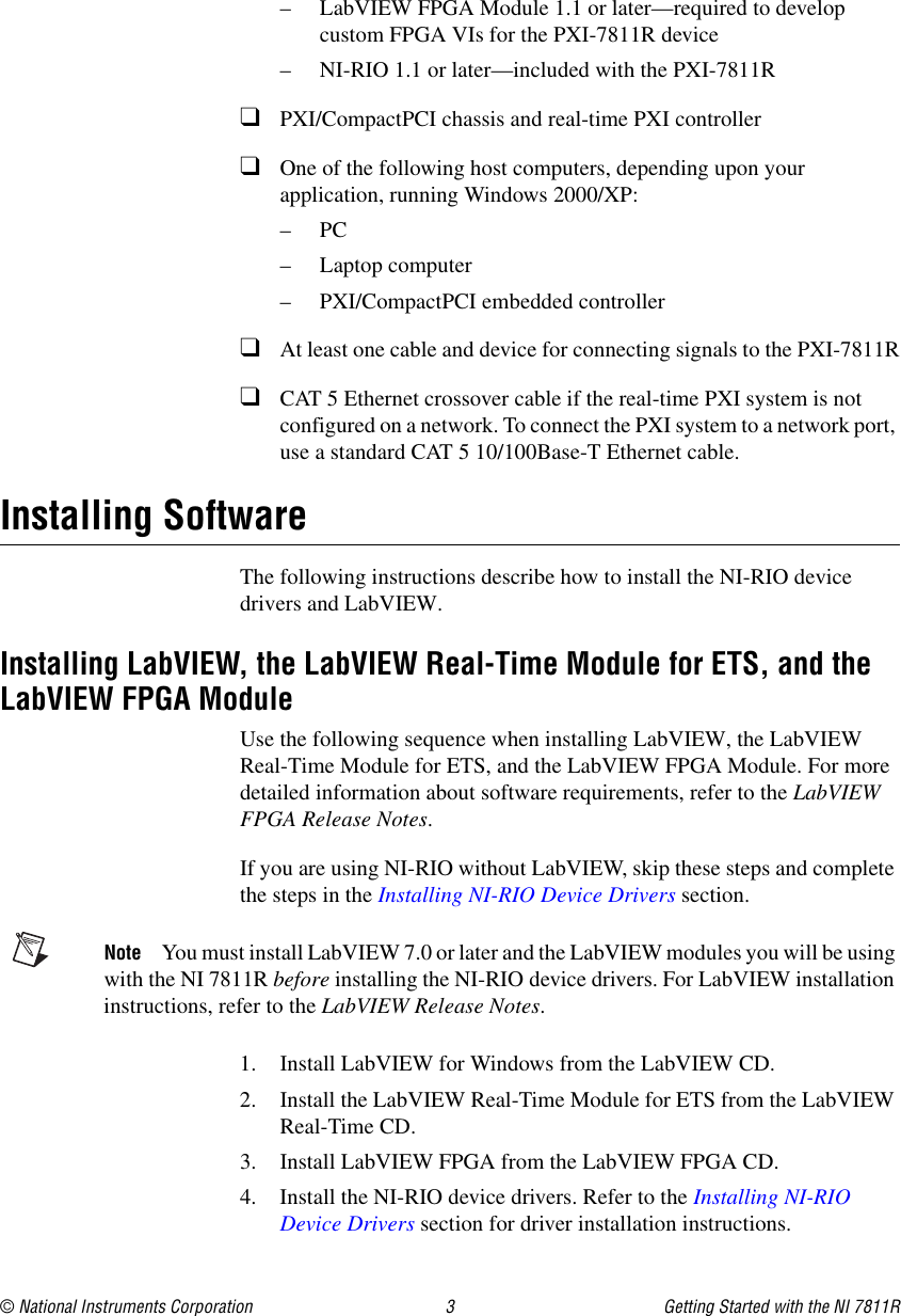 Page 3 of 8 - National-Instruments National-Instruments-Network-Device-Ni-Pxi-7811R-Users-Manual- 323792a  National-instruments-network-device-ni-pxi-7811r-users-manual