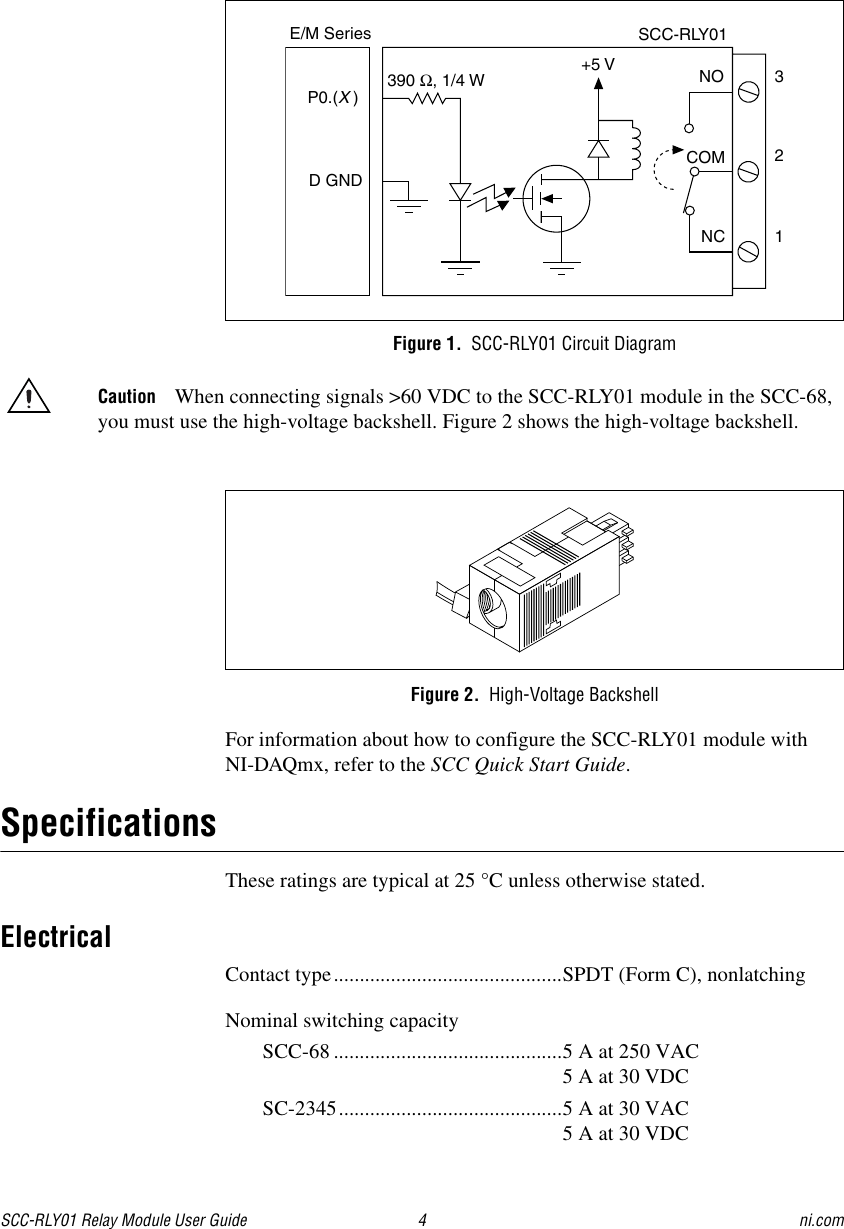Page 4 of 9 - National-Instruments National-Instruments-Relay-Module-Scc-Rly01-Users-Manual- SCC-RLY01 Relay Module User Guide National-instruments-relay-module-scc-rly01-users-manual