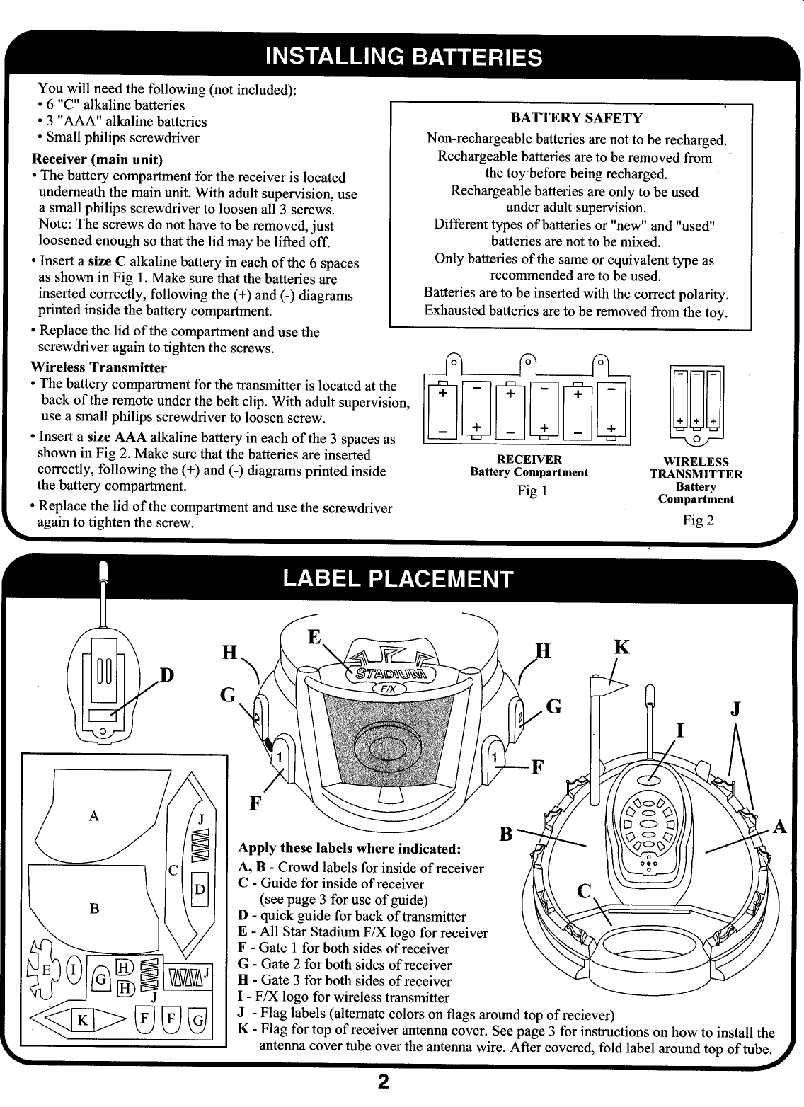 Natural Science 8630 STADIUM ANNOUNCER TRANSMITTER User Manual USERS