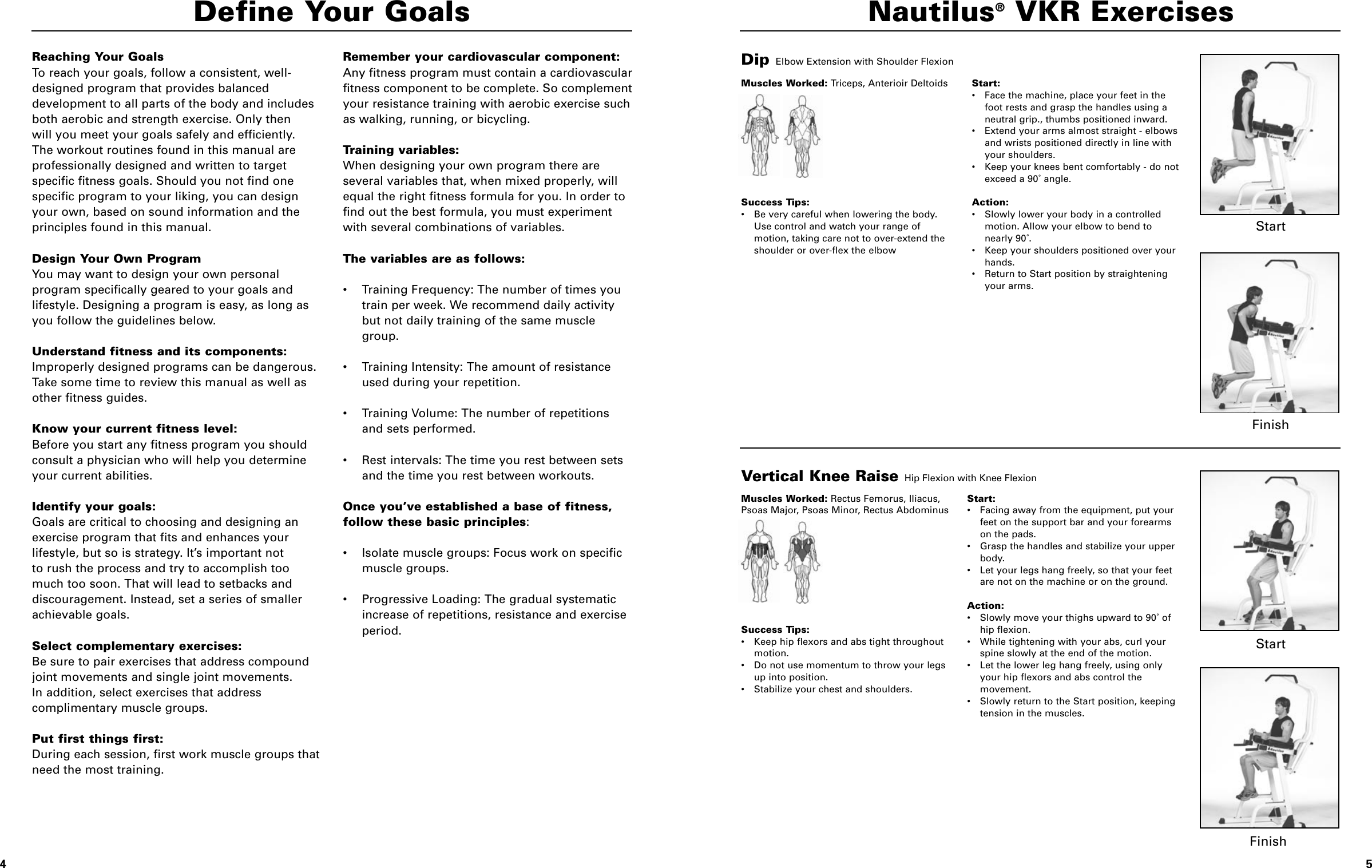 Nautilus Vkr Strength System 1160 Users Manual VKR2.idd