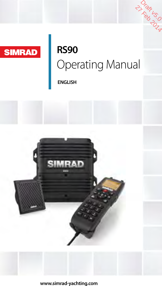 Page 1 of Navico VHFRS90 BASE STATION VHF RADIO User Manual 1