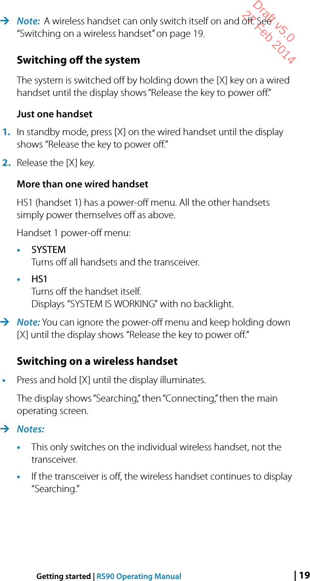 Page 19 of Navico VHFRS90 BASE STATION VHF RADIO User Manual 1