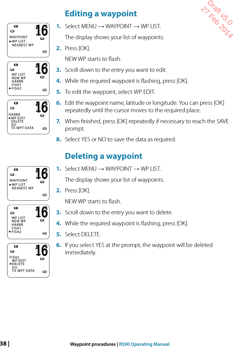 Page 38 of Navico VHFRS90 BASE STATION VHF RADIO User Manual 1