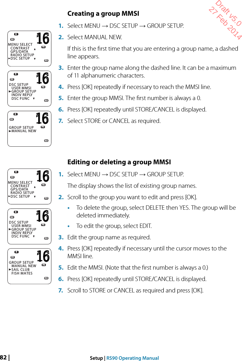 Page 18 of Navico VHFRS90 BASE STATION VHF RADIO User Manual 2