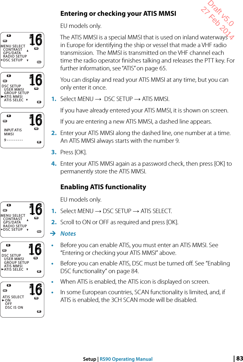 Page 19 of Navico VHFRS90 BASE STATION VHF RADIO User Manual 2