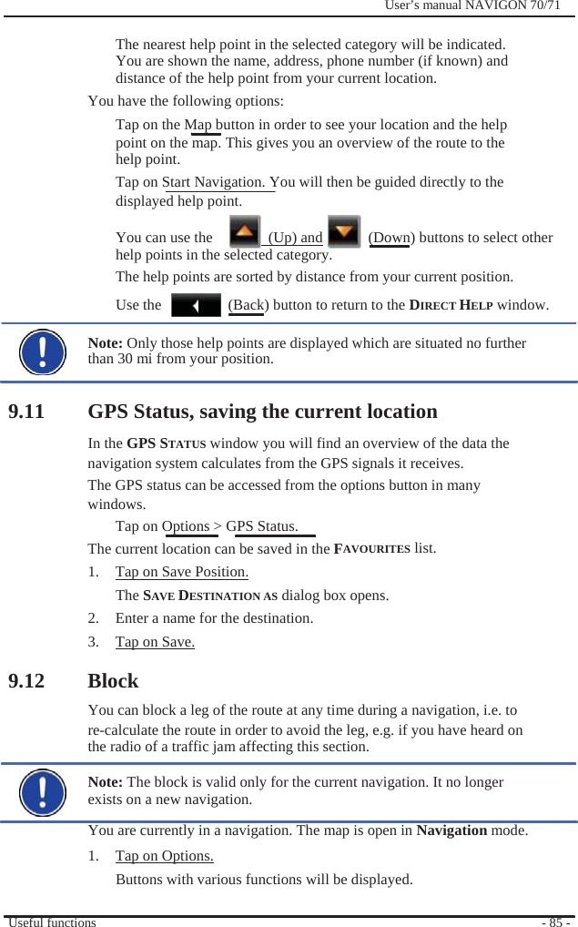 Navigon 70 1 Personal Navigation Device Pnd User Manual 1