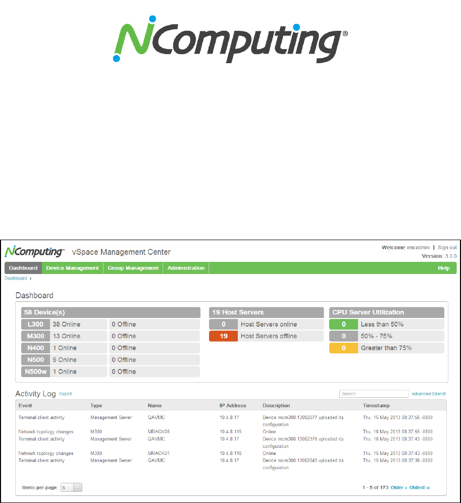 ncomputing vspace requirements