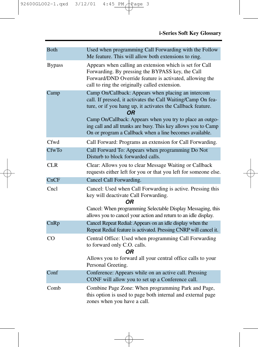 Page 3 of 8 - Nec Nec-I-Series-Users-Manual- 92600GLO02-1  Nec-i-series-users-manual