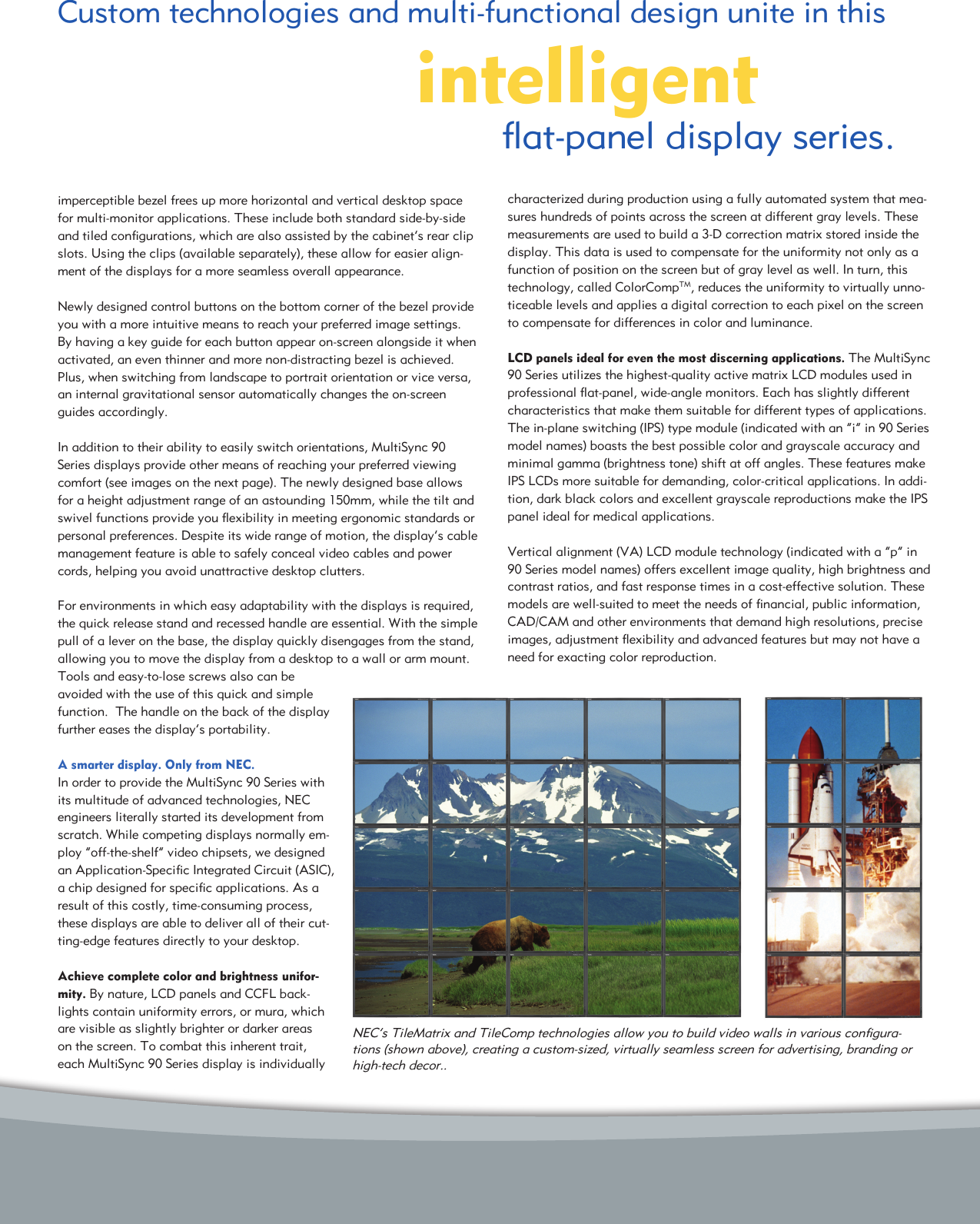 Page 2 of 6 - Nec Nec-Lcd2190Uxp-Bk-Brochure- Nec-lcd2190uxp-bk-brochure