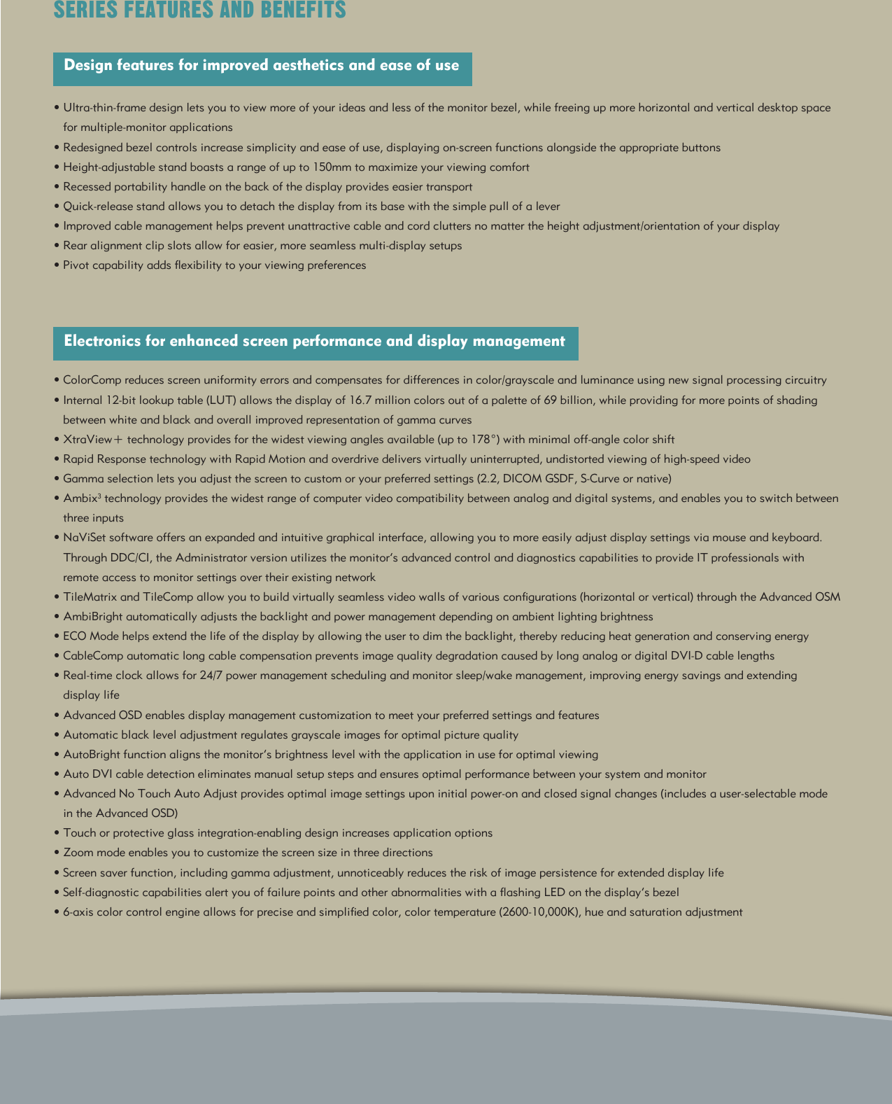 Page 5 of 6 - Nec Nec-Lcd2190Uxp-Bk-Brochure- Nec-lcd2190uxp-bk-brochure