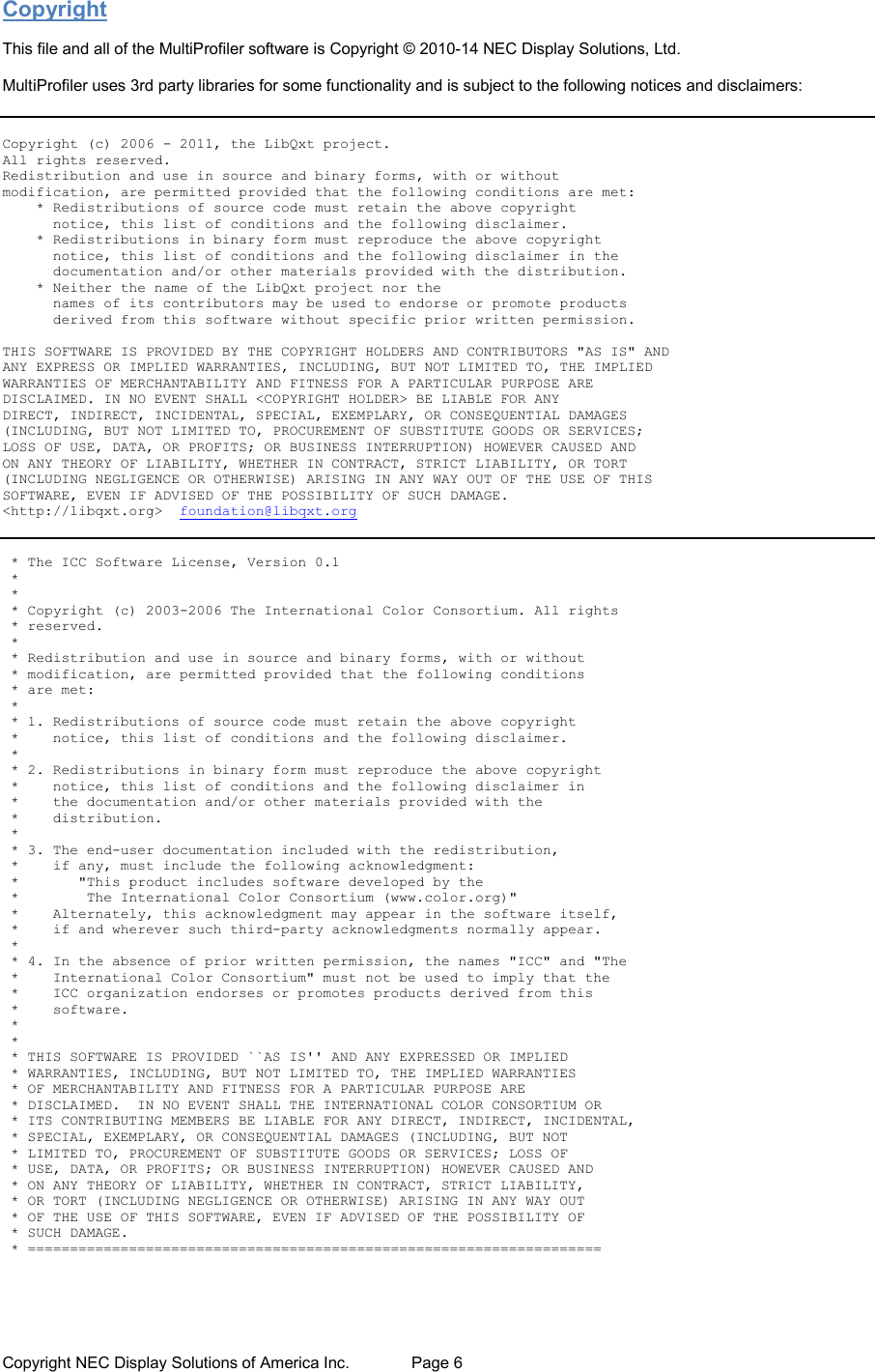 Page 6 of 6 - Nec Nec-Multiprofiler-Installation-Instructions- Display Solutions  Nec-multiprofiler-installation-instructions