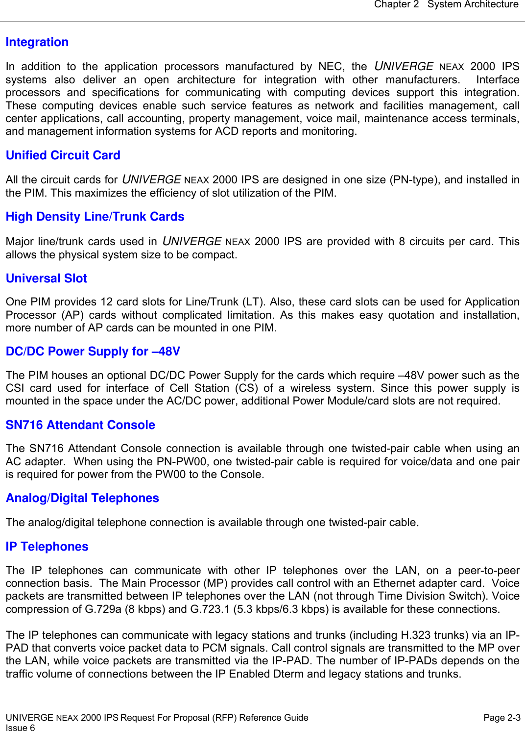 Neax 2000 ips feature programming manual