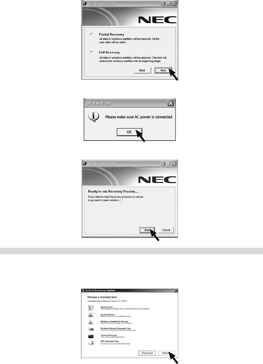 Nec Versa P8510 Users Manual Hb2 E6500 6510 Eug