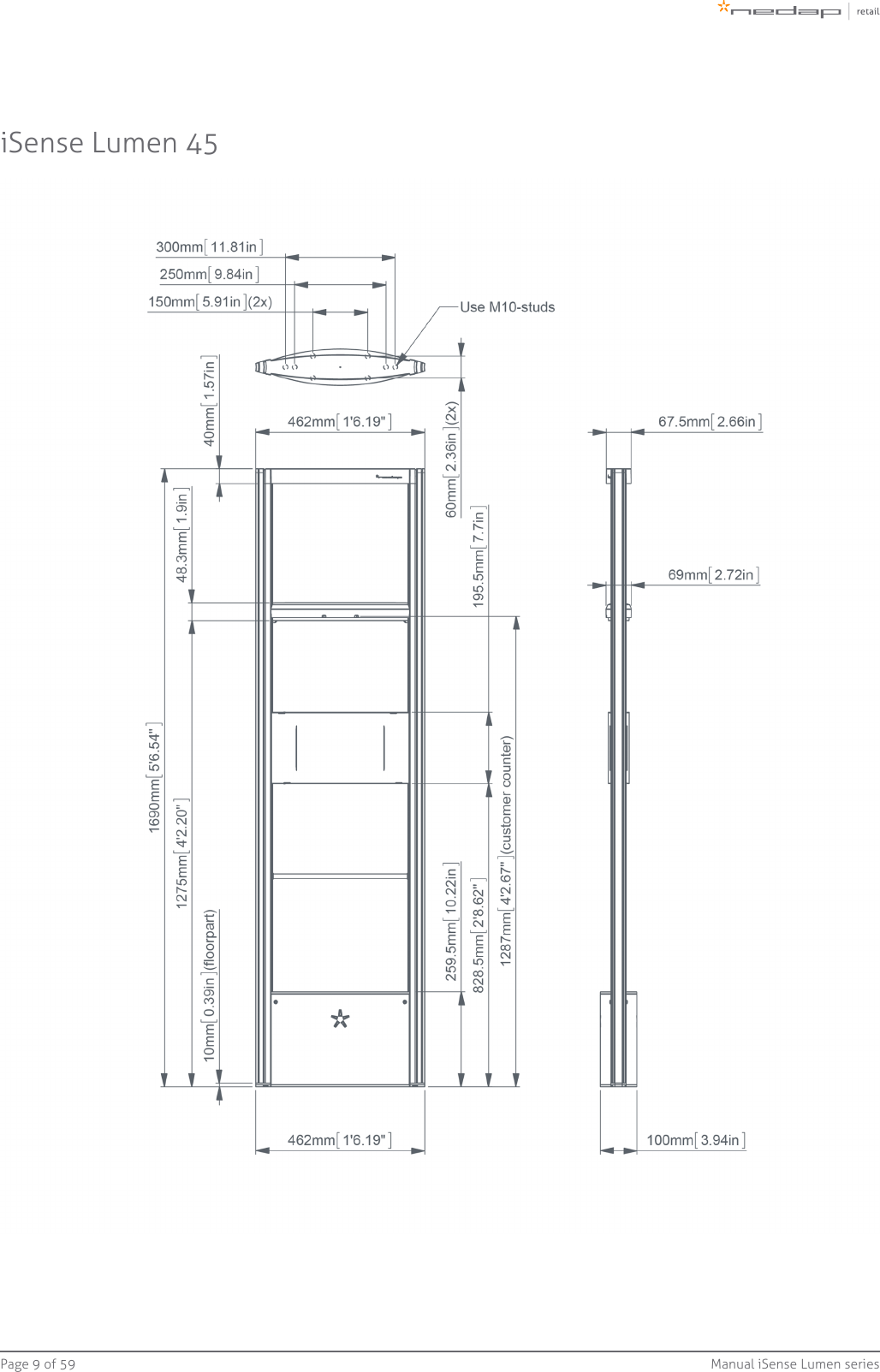 Page   of 9 59 Manual iSense Lumen seriesiSense Lumen 45