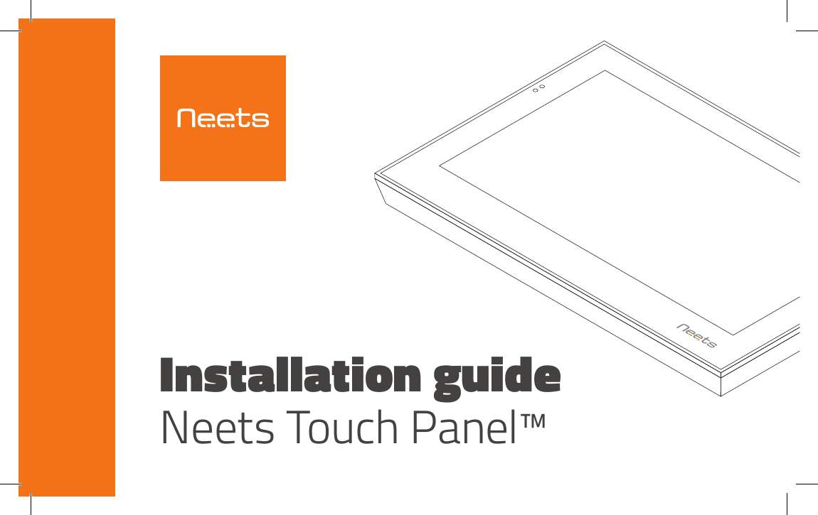 Installation guide Neets Touch Panel™