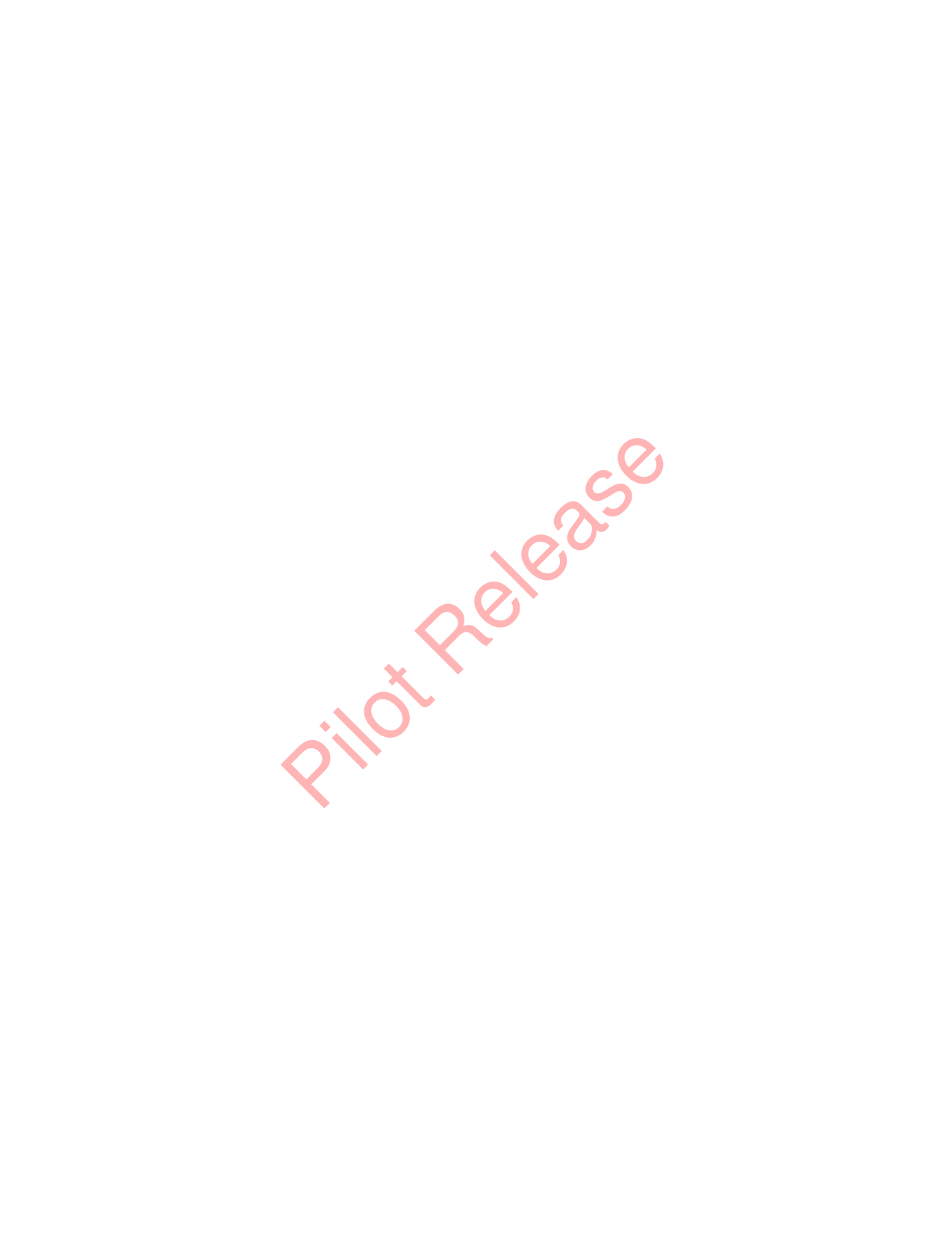 Pilot Release