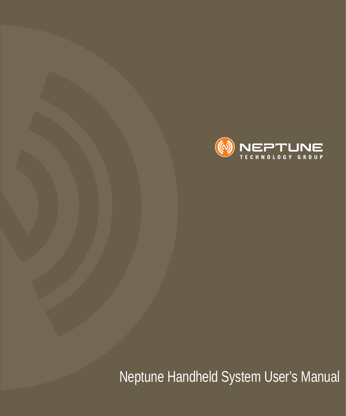 Neptune Handheld System User’s Manual 