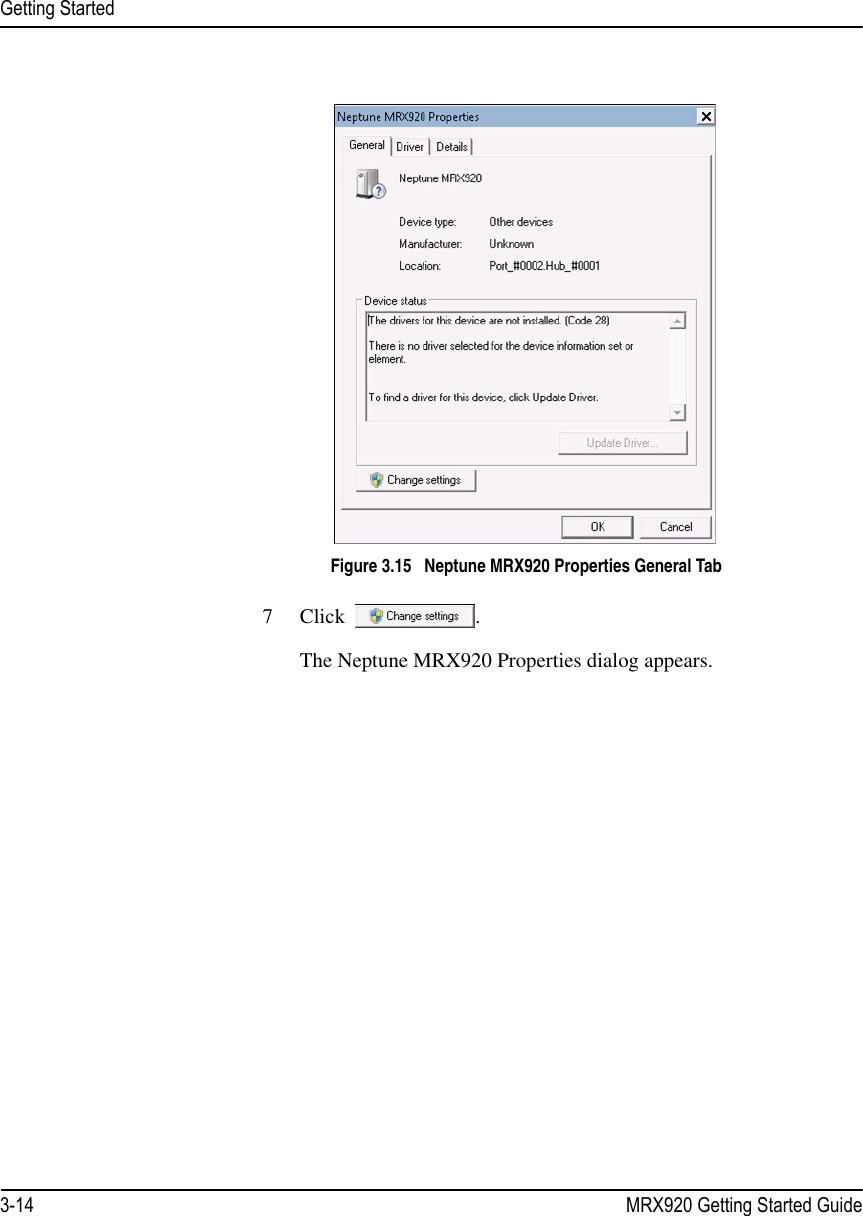 Page 38 of Neptune Technology Group MRXV4 mobile wireless data collection device User Manual MRX920 UM