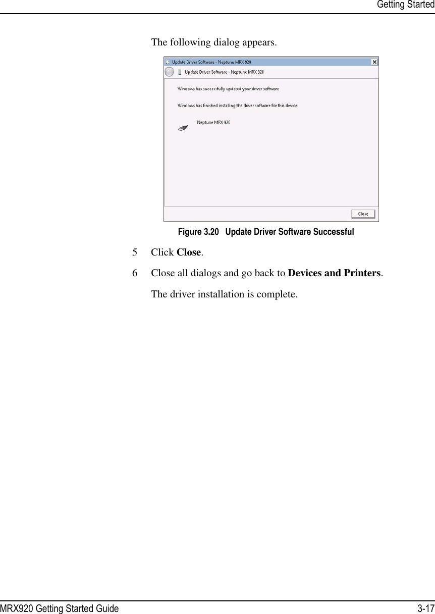 Page 41 of Neptune Technology Group MRXV4 mobile wireless data collection device User Manual MRX920 UM
