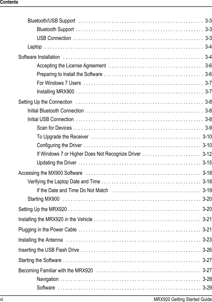 Page 8 of Neptune Technology Group MRXV4 mobile wireless data collection device User Manual MRX920 UM