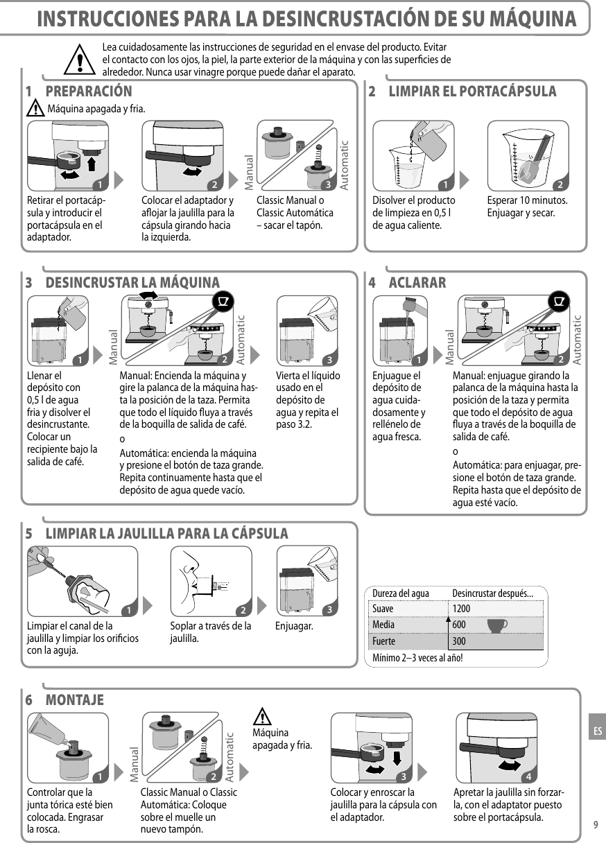 Page 9 of 11 - Nespresso Nespresso-Classic-Automatic-Users-Manual-  Nespresso-classic-automatic-users-manual