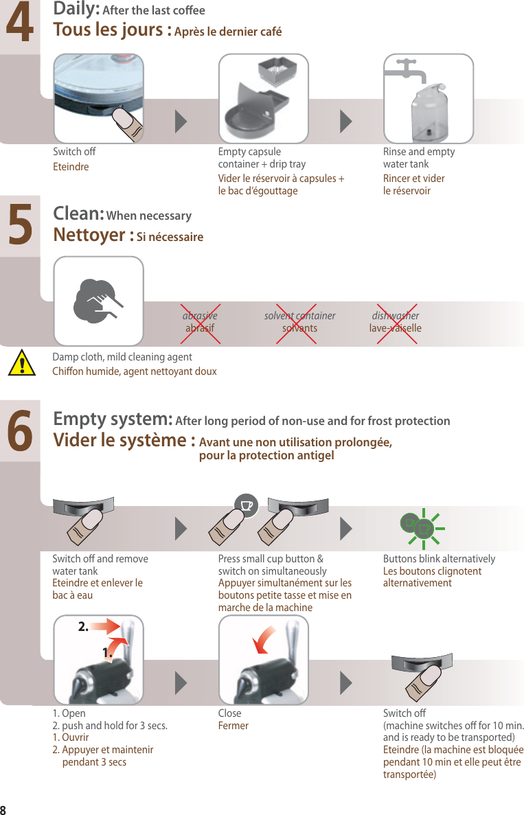 Page 9 of 10 - Nespresso Nespresso-D100-Users-Manual- Nes_D100_Z1_0207_1  Nespresso-d100-users-manual